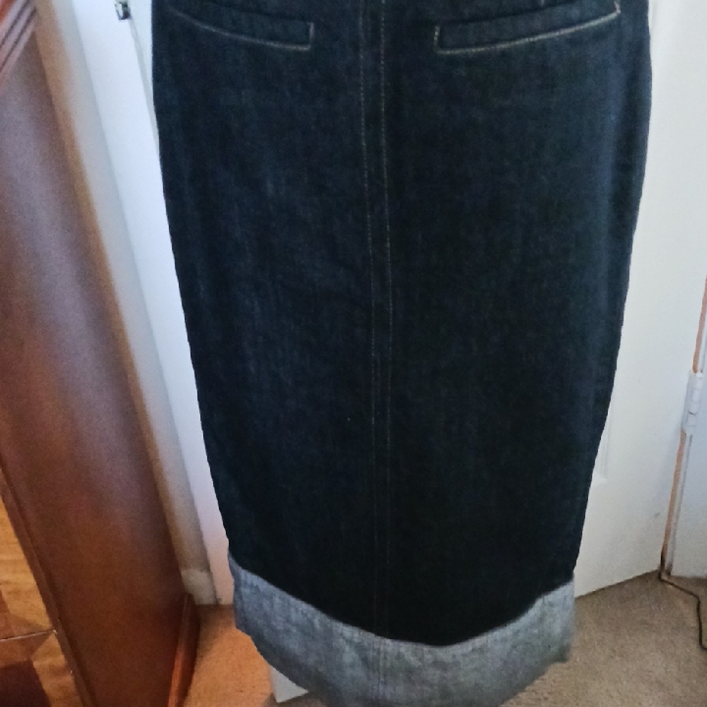 Dark Denim Maxi Skirt - Picture 4 of 5